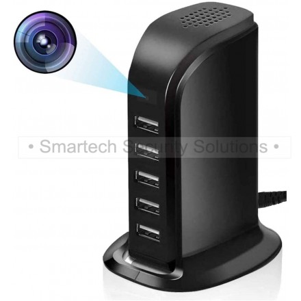 Camera Spion 1080HD Wi-Fi Integrata in Statie de Incarcare USB - Senzor de miscare - Monitorizare de oriunde! [C3]