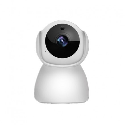 Camera De Supraveghere Interior Smartech Self-Protect Wifi - PTZ Rotatie 360 - NightVision  - Alarmare - 64GB - HD - Monitorizare in Timp real - Instalare Rapida [H14]